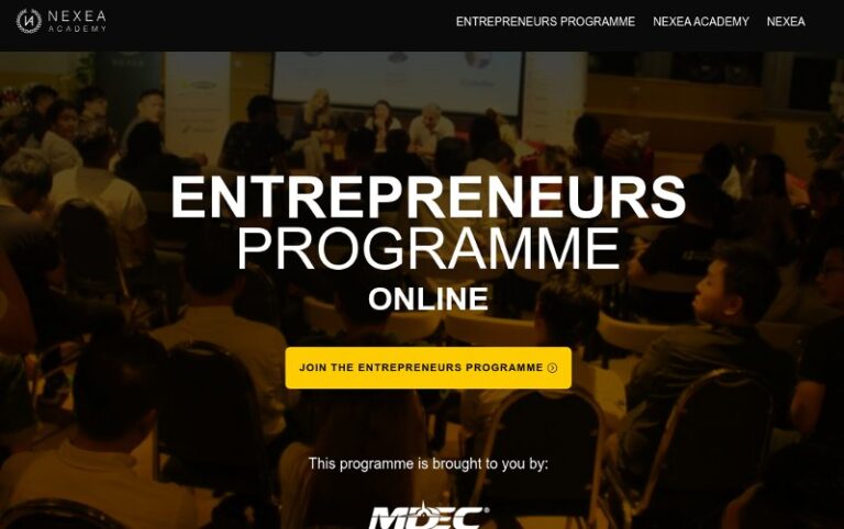 NEXEA Bekerjasama dengan MDEC Lancar Entrepreneurs Programme untuk Usahawan Teknologi Tempatan